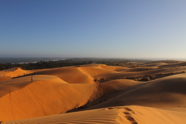The Red Sand Dunes of Mui Ne, Vietnam The Red Sand Dunes of Mui Ne, Vietnam