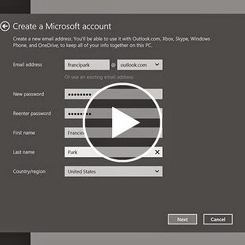 Guida a Windows 8: un solo indirizzo email per accedere a qualsiasi servizio.