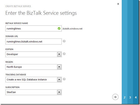 3 BizTalk Service Settings