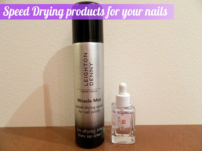 Leighton Deny Nail Drying Micacle Mist and miracle drops