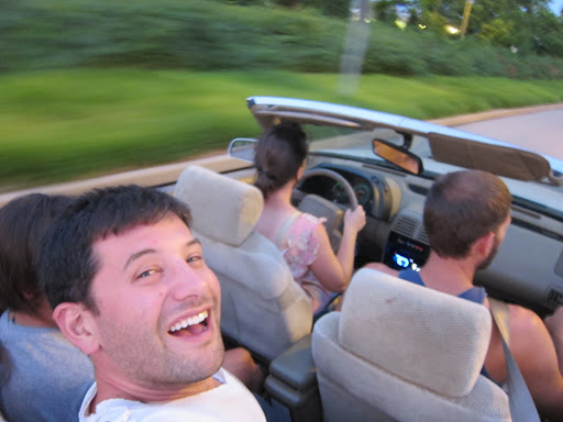 Cruising around St. Louis in style with friends!