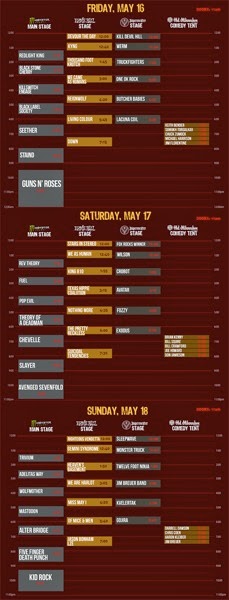 RotR Line Up