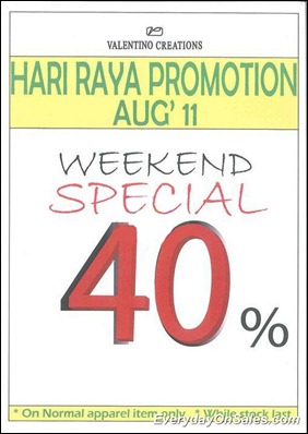 valentino-creations-hari-raya-promotion-weekend-special-2011-EverydayOnSales-Warehouse-Sale-Promotion-Deal-Discount