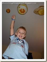 Goofy playing find that planet in our school room