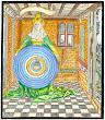Woodcut Illustration From An Edition Of St Augustine City Of God