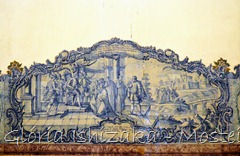 Glória Ishizaka - Mosteiro de Alcobaça - 2012 - Sala dos Reis - azulejo 5 Glória Ishizaka - Mosteiro de Alcobaça - 2012 - Sala dos Reis - azulejo 5