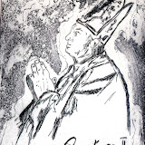 Ex-libris de Jean Paul II 1999; C3 C5/eau-forte, aquatinte; 80 x 129 mm
