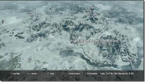 skyrim word wall and shouts guide 21 forsaken cave
