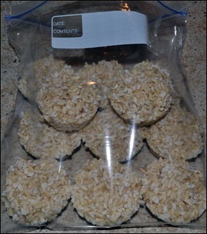 rice ready for storage