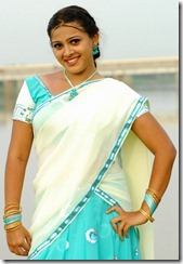 swetha in white saree swetha in white saree