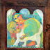 Object: 22426 - Mi gata - 82 x 82 cm - € 2500,=