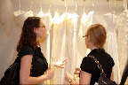 A couple of the brides shopping during the party. A couple of the brides shopping during the party.