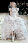 Kate could opt for a British designer, and who better than Alexander McQueen?! She would turn heads in this feathery frock.