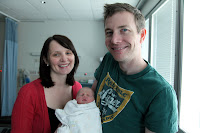 Chelle and Ben with Oscar