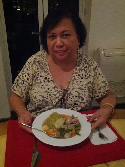 Last night in Sydney :( - but made her delicious chicken soup! :) IMG_20130506_182620.jpg