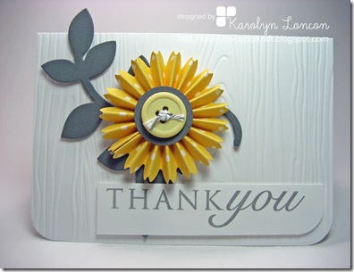 Thank You Accordian Flower Thank You Accordian Flower
