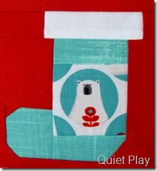 Brr Paper Pieced stocking