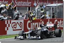 Maldonado vince il gran premio di Spagna 2012