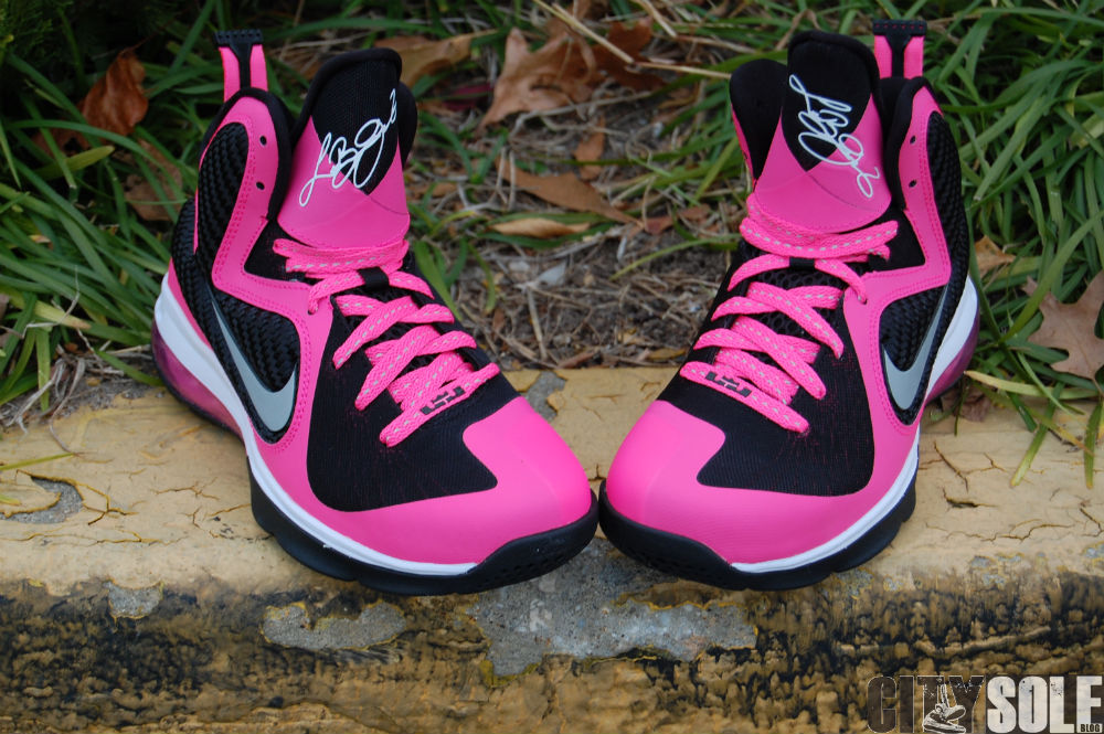 lebrons pink and green