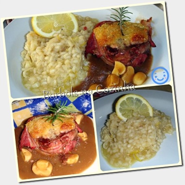 Risoto de Limão e Medalhão Risoto de Limão e Medalhão