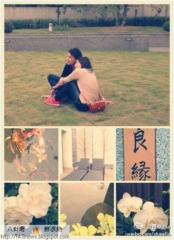Ella甜蜜宣布今年完婚 微博曬甜蜜合照(圖)