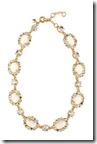 J Crew Gold Plated Glass Stone Necklace
