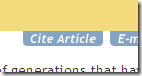Cite article popup