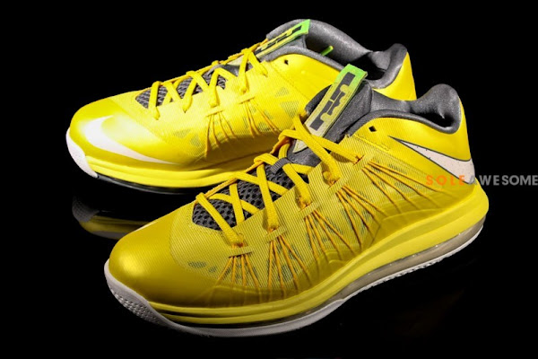 New Photos  Nike LeBron X Low Yellow amp Grey 579765700