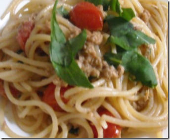 Linguine al tonno e rucola 