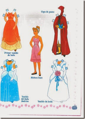 Princesas Disney Para Vestir Recortables Colorear Dibujos