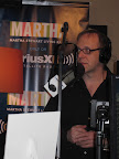Co-host, Mark Scarbrough talking about charcuterie for breakfast.