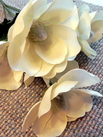 dollar store magnolias