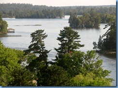 8156 Ontario Kenora Best Western Lakeside Inn on Lake of the Woods - view from our table in the hotel`s Waterside Restaurant