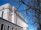 Finnish Parliament House in spring