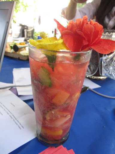 The beautiful finished cocktail. The beautiful finished cocktail.