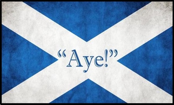 Yes Escòcia Aye Scotland