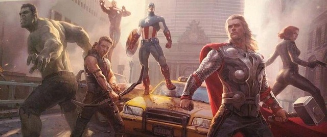The Avengers promo art