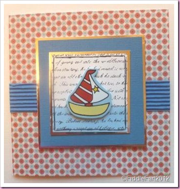 Little Boat Card Little Boat Card