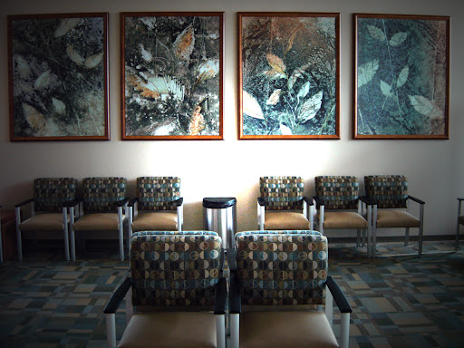 The interior decor of the new Jordan Valley Community Health Center is cozy and aesthetic. (photo credit: Sam Senovich)