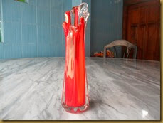 Vas kristal merah Vas kristal merah