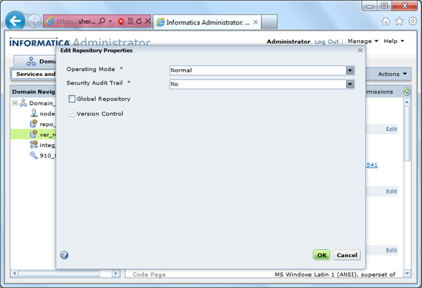 Informatica Version Control Team-Based Development Option