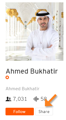 SoundCloud user profile