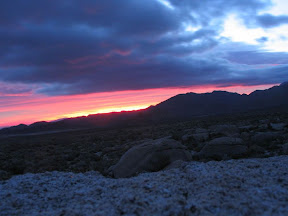 Sunrise without camera flash