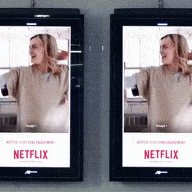 Netflix se anuncia con gifs