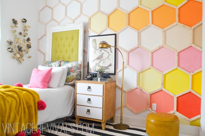 Honeycomb Hexagon Wall @ Vintage Revivals-2