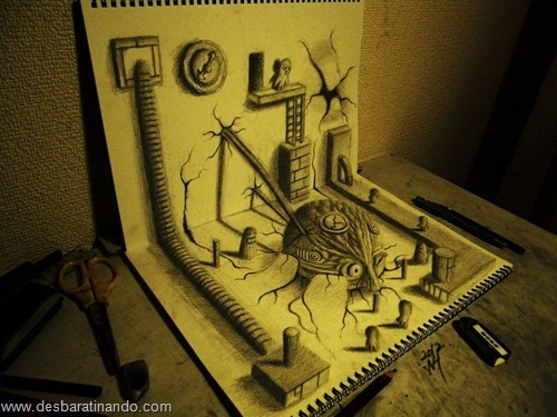 desenhos lapis 3D desbaratinando (12) desenhos lapis 3D desbaratinando (12)