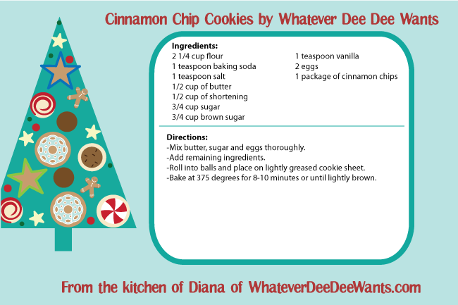 Cinnamon Chip Cookies by Whatever Dee Dee Wants