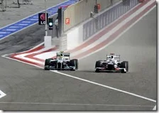 Rosberg passa Kobayashi nel gran premio del Bahrain 2012