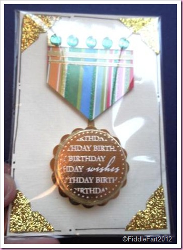 Chocolate Birthday Medal