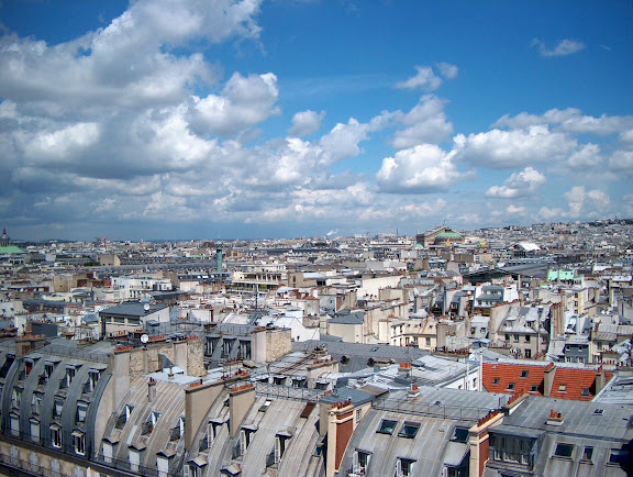 Panoramic view over Paris